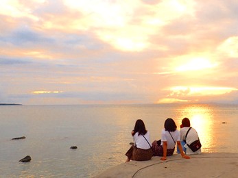 石垣島の夕日